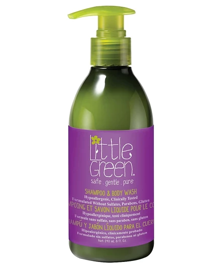 Детский шампунь и гель Little Green, 237 мл, фиолетовый