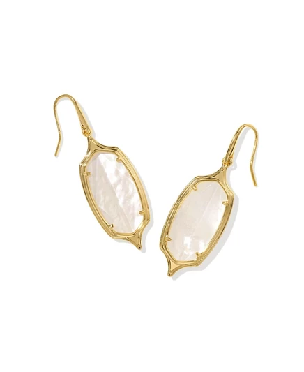 Серьги-подвески Kendra Scott с жемчугом, коричневые