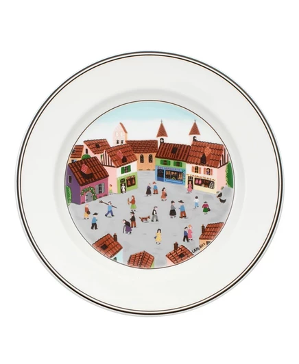 Салатная тарелка Villeroy & Boch Naif Old Village Square
