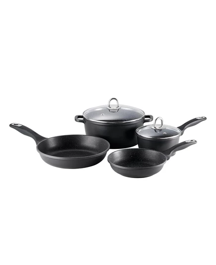 Набор кухонной посуды Cuisinepro Granite, 6 предметов, черный