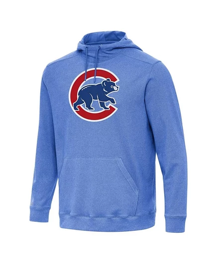 Мужское худи Antigua Cloud Pullover Chicago Cubs, синий