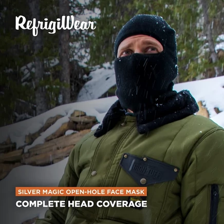 Мужская маска RefrigiWear Silver Magic, черная