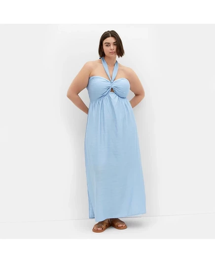 Женское платье City Chic Serene Peta макси, синее