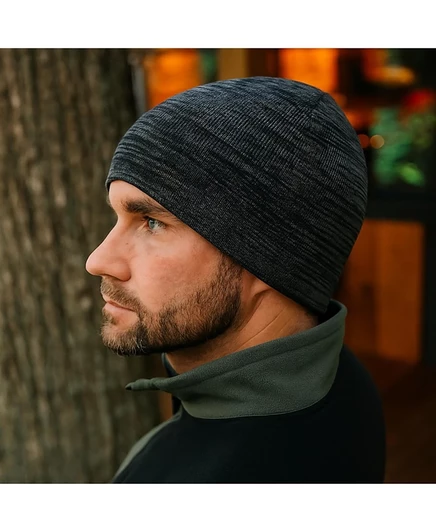 Унисекс шапка Kanut Sports Crockett без отворота, черная