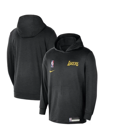 Мужская черная толстовка-пуловер Nike Los Angeles Lakers 2024/25 с капюшоном black
