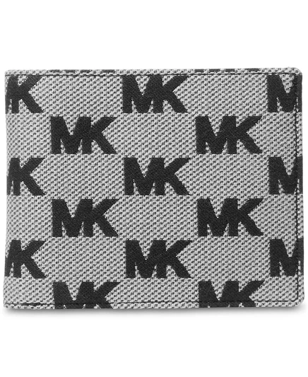 Мужской кошелек Malone Slim из кожи с логотипом MK black