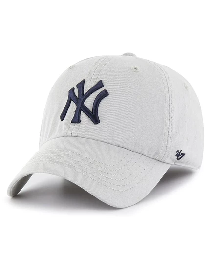 Мужская приталенная шляпа с логотипом франшизы New York Yankees 47-го года выпуска серого цвета