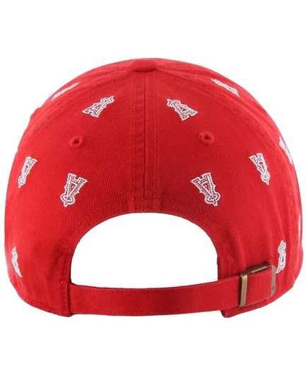 Женская кепка '47 Brand Los Angeles Angels Confetti, красная