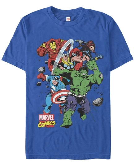 Мужская футболка Fifth Sun Marvel The Mighty Five, синяя