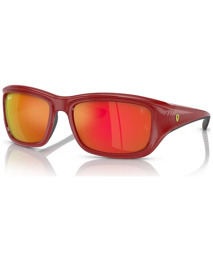 Мужские солнцезащитные очки ray-ban rb4405m scuderia ferrari, красные