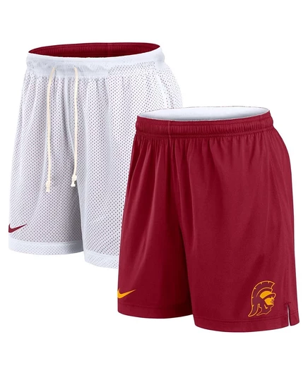 Мужские реверсивные шорты Nike USC Trojans, бело-красные