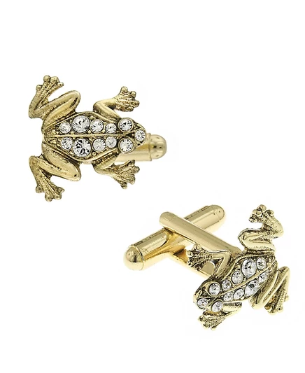 Мужские запонки 1928 Jewelry «Лягушки», золотистые