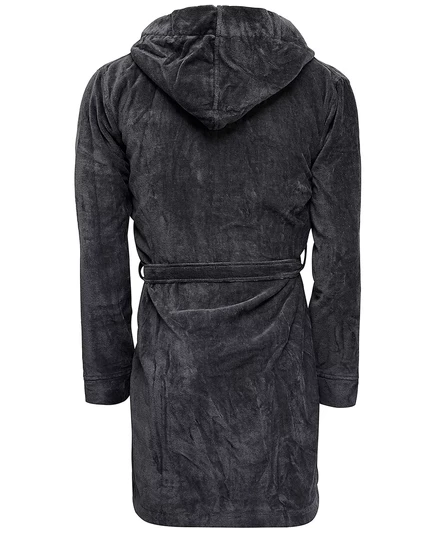 Мужской хлопчатобумажный халат современного покроя CR7 dark gray