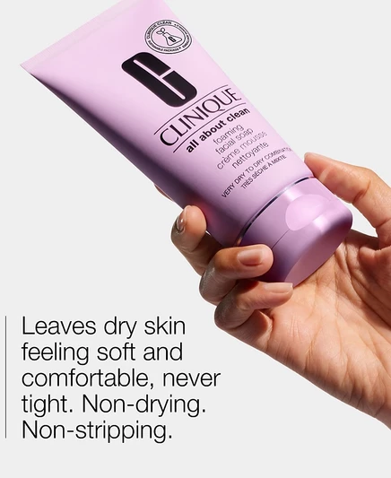Пенящееся очищающее средство для лица Clinique All About Clean™ с гиалуроновой кислотой, 5,0 унций, без цвета
