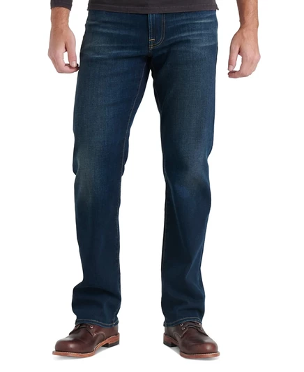 Мужские джинсы Lucky Brand 181 relaxed-straight COOLMAX, синие