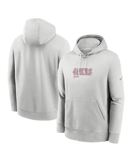 Мужское худи Nike San Francisco 49ers Edge Pack, френч терри, серое