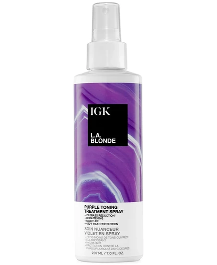 IGK Hair L.A. Blonde Фиолетовый тонирующий спрей для волос без цвета