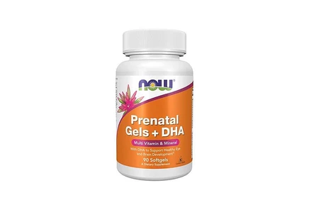 Пренатальные гели NOW Foods + DHA, 90 г без цвета