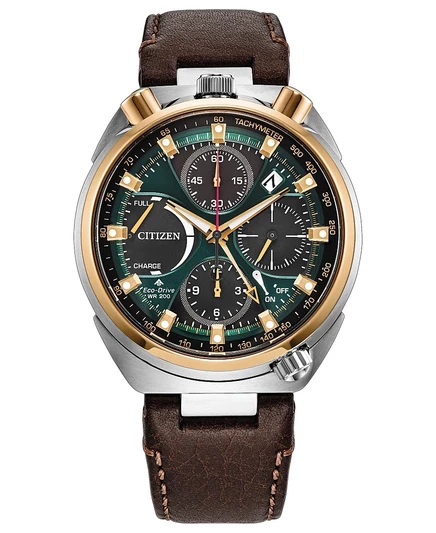Мужские часы Citizen Promaster Tsuno Chrono, коричневые