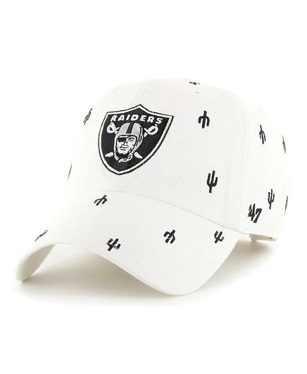 Унисекс бейсболка 47 Brand Las Vegas Raiders Confetti Clean Up, белая