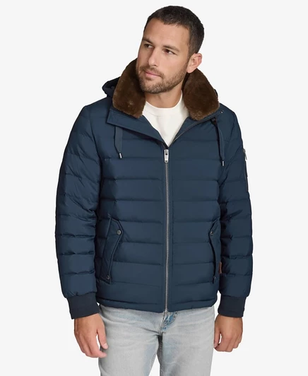 Мужская куртка Andrew Marc Black Label Loxton, синяя