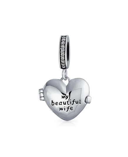 Шарм Bling Jewelry «My Beautiful Wife», серебро 925