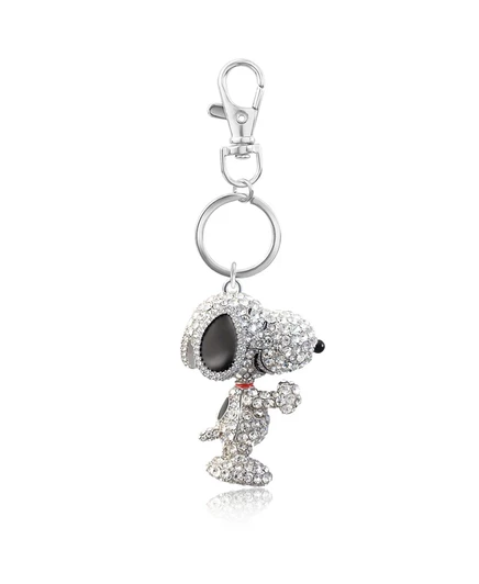 Брелок Peanuts Snoopy Pave 3D со стразами, разноцветный