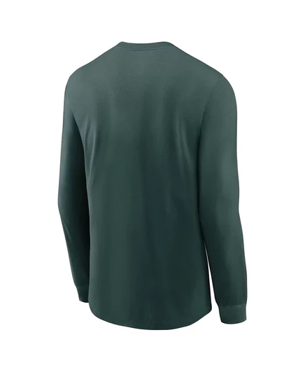 Мужская футболка Nike Michigan State Spartans, зеленая