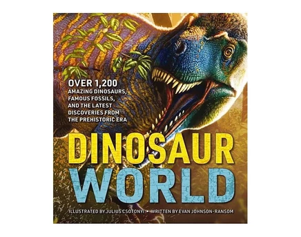 Книга Dinosaur World — более 1 200 динозавров
