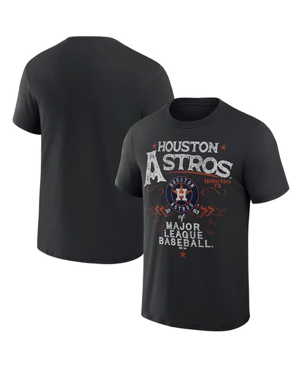 Мужская черная футболка Houston Astros Beach Splatter из коллекции Darius Rucker от Houston Astros Beach Splatter black