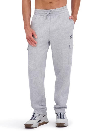 Мужские флисовые брюки-карго обычного покроя gray heather