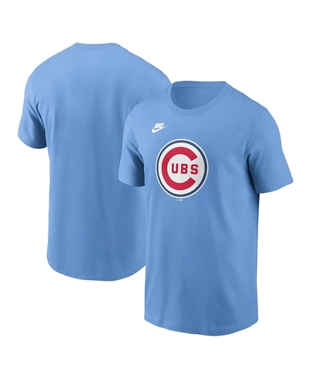 Мужская футболка Nike Cooperstown Chicago Cubs, голубая