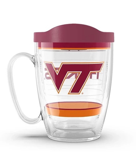 Кружка Tervis 470 мл Virginia Tech, розовая