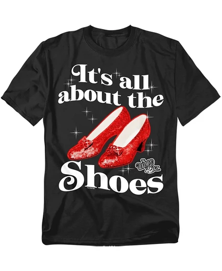 Мужская футболка Wizard of Oz All About The Shoes, черная