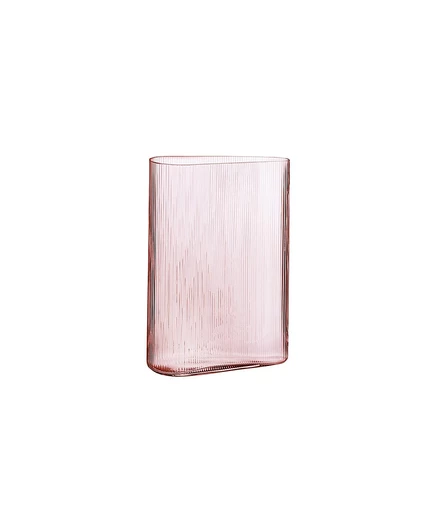 Ваза NUDE GLASS Mist, пыльно-розовая