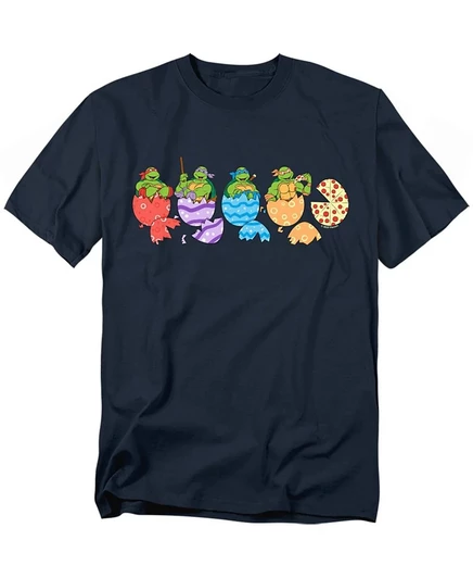 Футболка Teenage Mutant Ninja Turtles Big & Tall Easter Line Up синего цвета