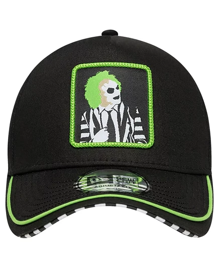 Мужская черная кепка с регулируемой длиной от Beetlejuice и логотипом New Era black
