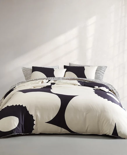 Постельный комплект Marimekko Iso Unikko Full/Queen, серый