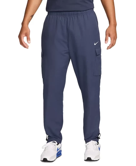  Мужская спортивная одежда, тканые брюки midnight navy/white
