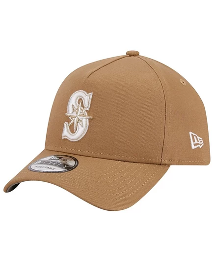 Мужская кепка New Era 9FORTY A-Frame Seattle Mariners, бежевая