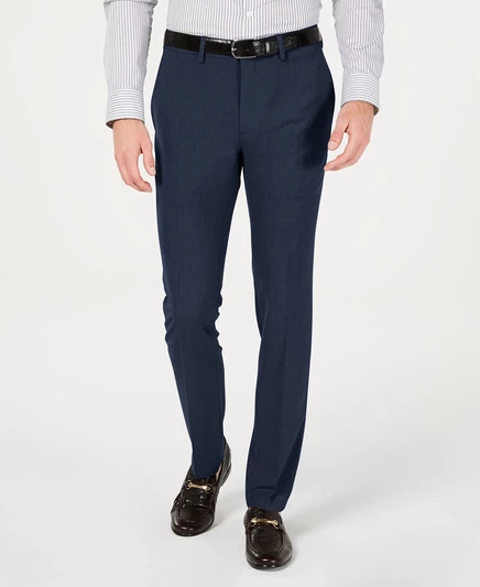 Мужские брюки Kenneth Cole Reaction Gabardine узкие, синие
