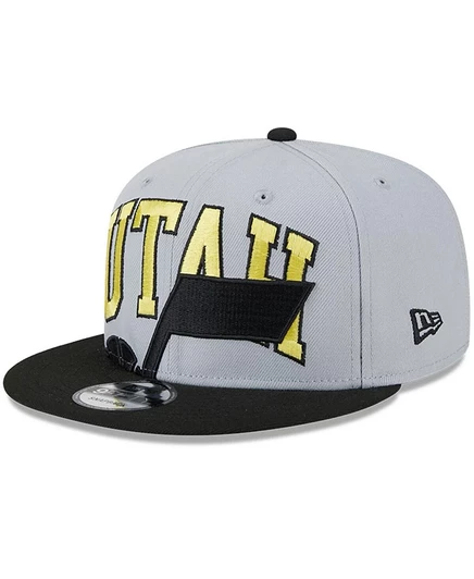Мужская кепка New Era 9FIFTY Tip-Off серо-черная
