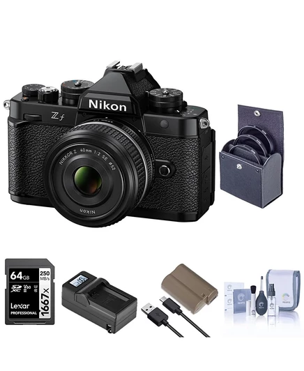 Фотоаппарат Nikon Z f с объективом NIKKOR 40 мм, черный