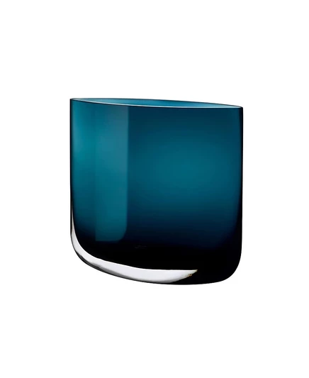 Ваза Nude Glass Blade, нефтяно-зеленая