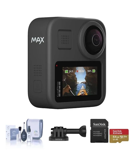 Камера GoPro Max 360 с сенсорным экраном, 5.6K