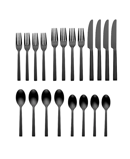 Набор приборов Oneida Chef's Table, 20 предметов, черный