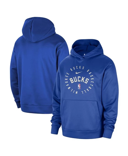 Мужское худи Nike Milwaukee Bucks 2024/25, синий