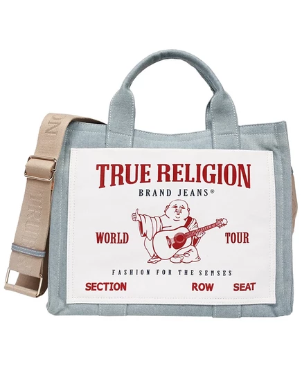 Женская сумка True Religion Ace тоут джинсовая, синяя