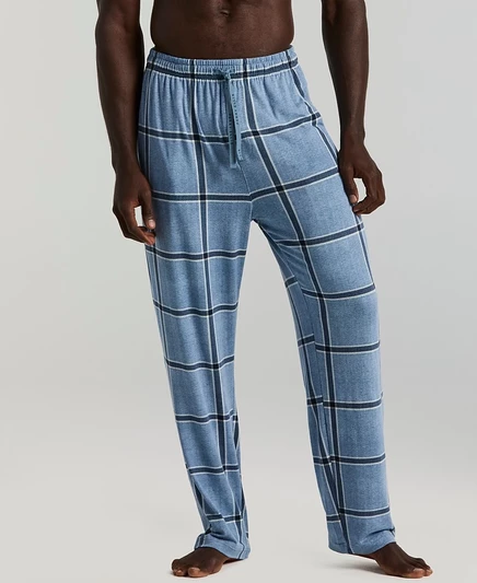 Мужские пижамные брюки Perry Ellis, клетчатые, синие