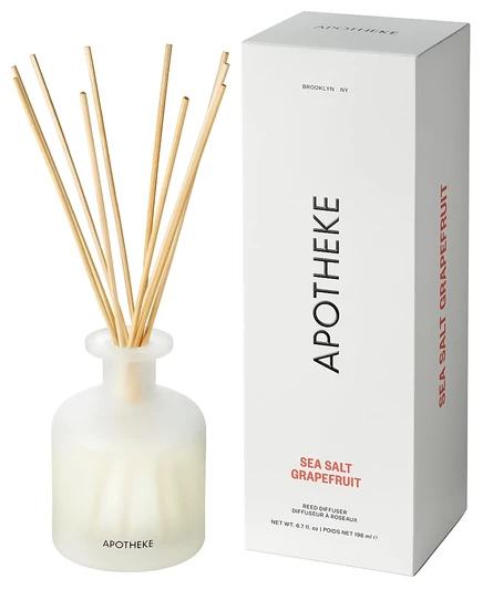 Тростниковый диффузор APOTHEKE с морской солью и грейпфрутом, 6,7 унции. без цвета